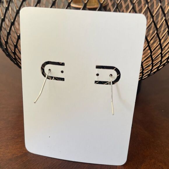 Retro Vintage Angry Black Cat Acrylic Drop Hook Earrings - Picture 3 of 5